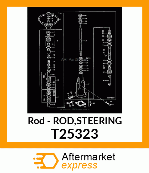 Rod - ROD,STEERING T25323