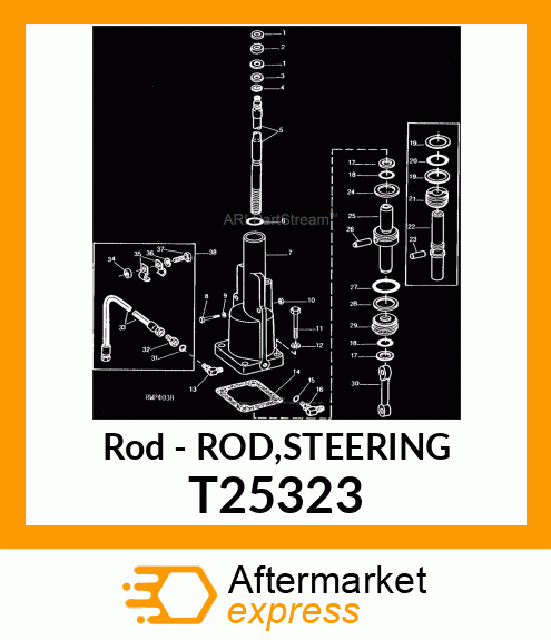 Rod - ROD,STEERING T25323