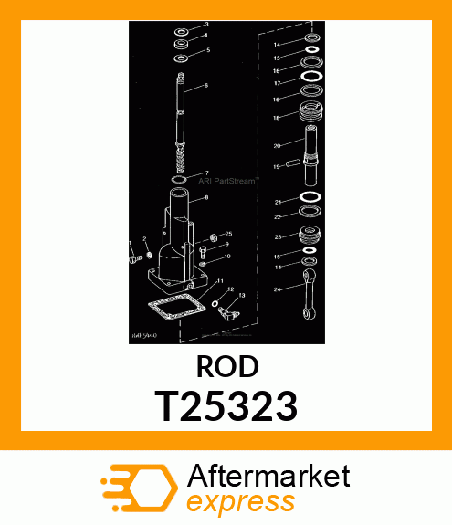 Rod - ROD,STEERING T25323