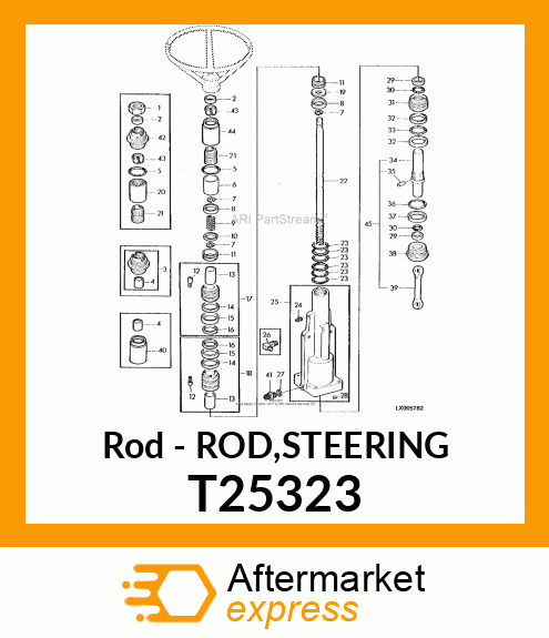 Rod - ROD,STEERING T25323