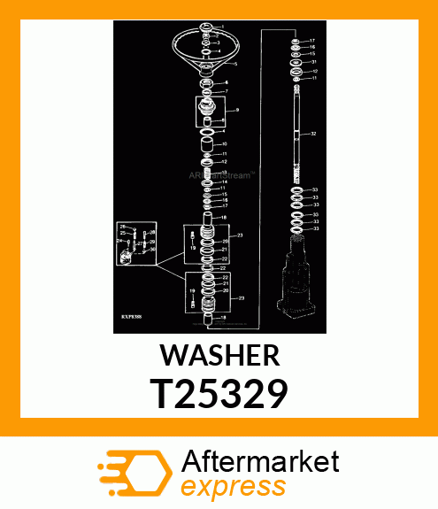 WASHER,THRUST T25329