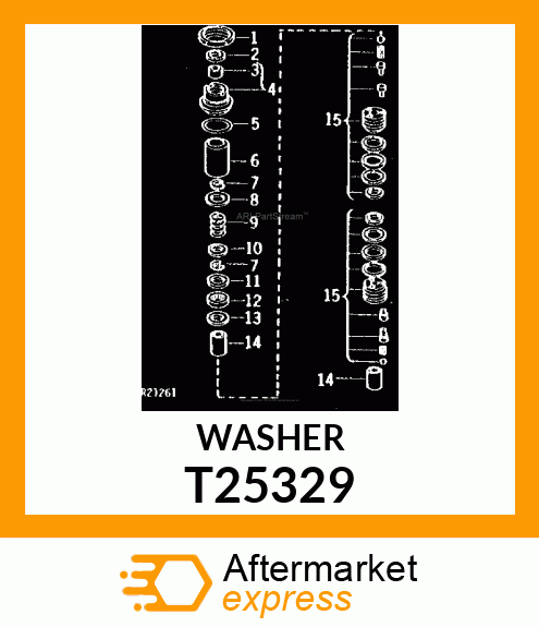 WASHER,THRUST T25329