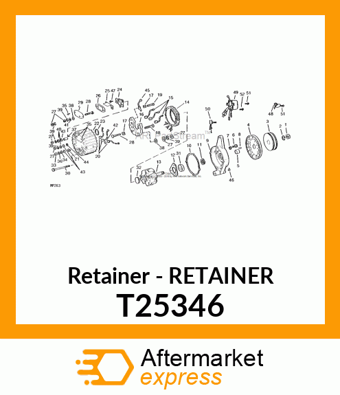 Retainer - RETAINER T25346