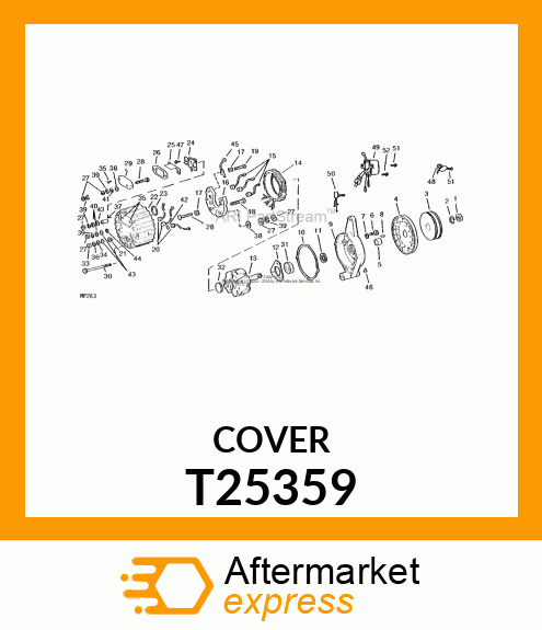 Cover - COVER ,BRUSH T25359