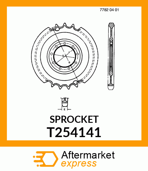 SPROCKET T254141