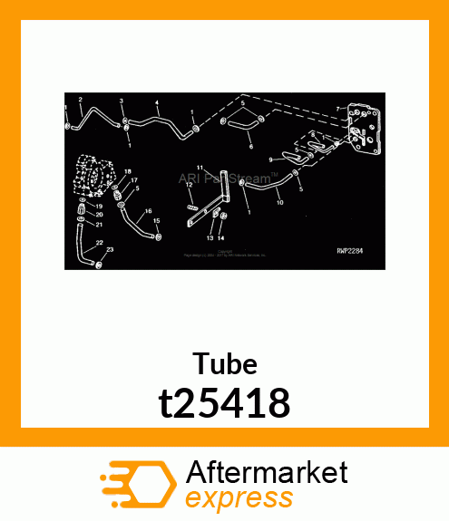 TUBE,TRANSMISSION OIL PUMP INLET t25418