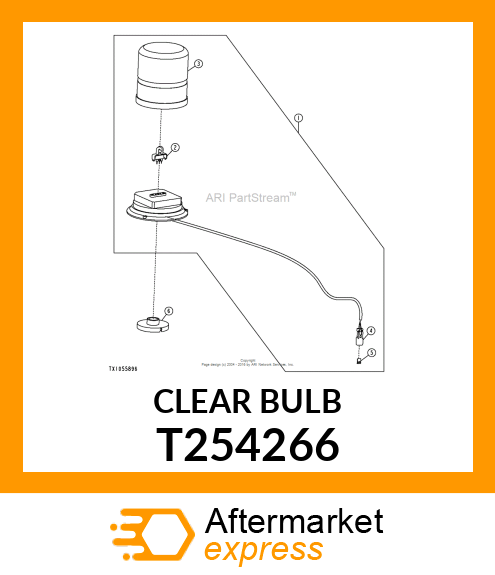 FLASHTUBE FOR ECCO STROBE T254266