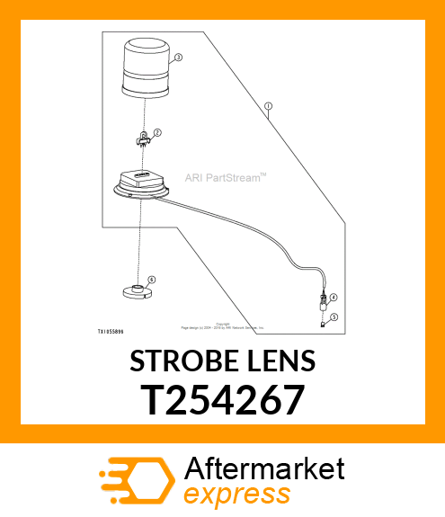 LENS FOR ECCO STROBE T254267