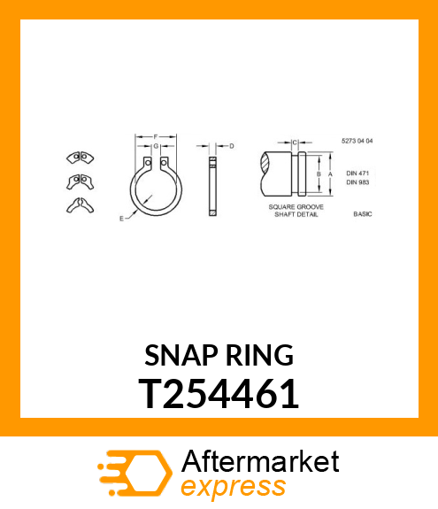 SNAP RING T254461