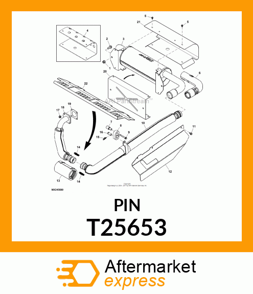 PIN FASTENER, PIN ,HEADED T25653