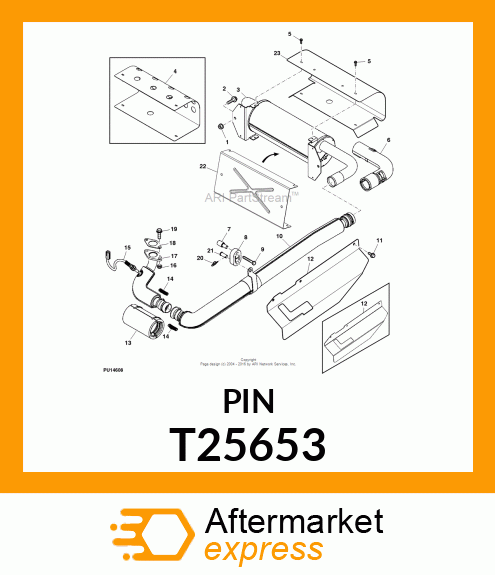 PIN FASTENER, PIN ,HEADED T25653