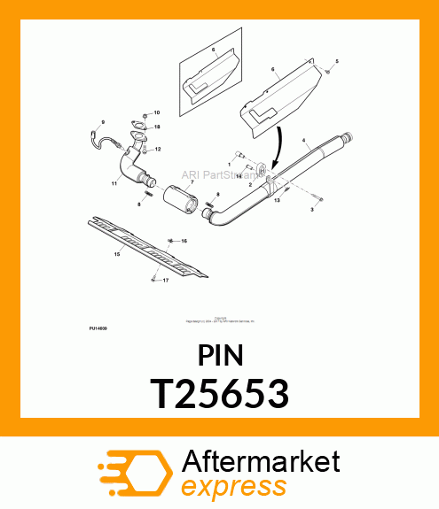 PIN FASTENER, PIN ,HEADED T25653