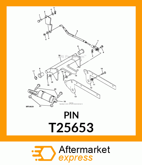 PIN FASTENER, PIN ,HEADED T25653