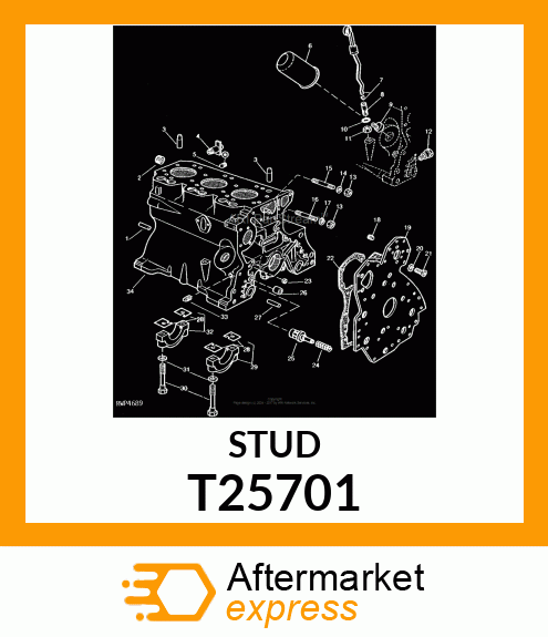 STUD T25701