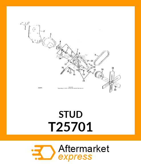 STUD T25701