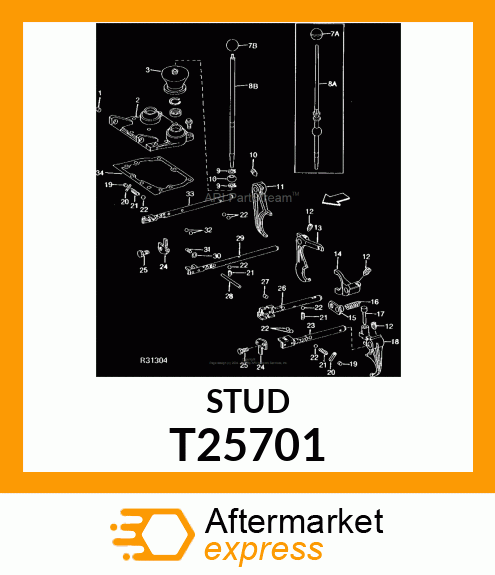 STUD T25701