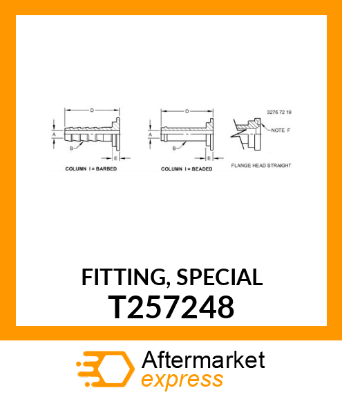 FITTING, SPECIAL T257248