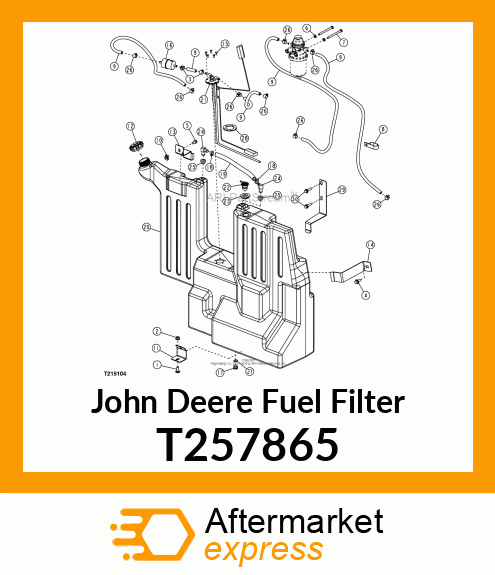 INLINE FUEL FILTER T257865