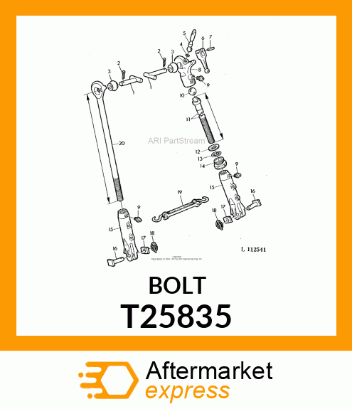 SHAFT,LIFT LINK LEVELING T25835