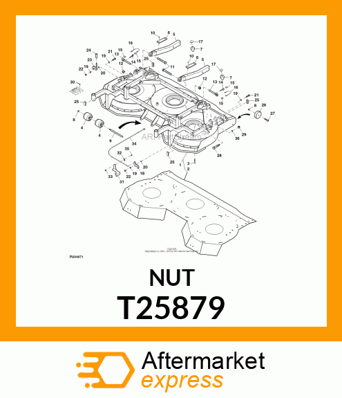 NUT,LOCK T25879