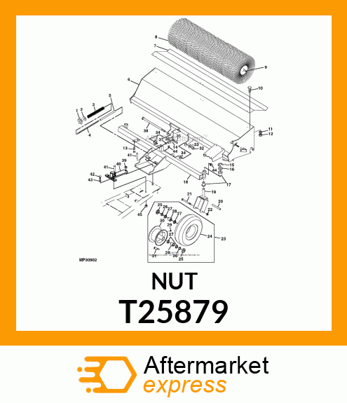 NUT,LOCK T25879