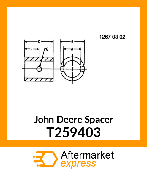 PIN, BUCKET PIVOT T259403