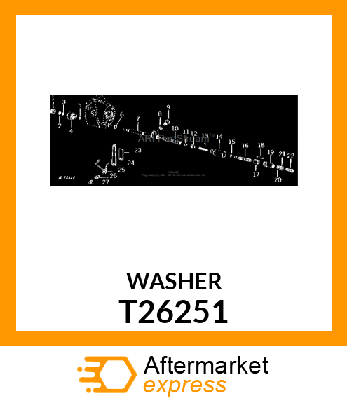 Thrust Washer - WASHER,THRUST T26251