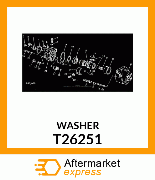 Thrust Washer - WASHER,THRUST T26251