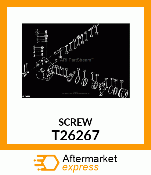 Set Screw - SCREW,ADVANCE ADJUSTING T26267