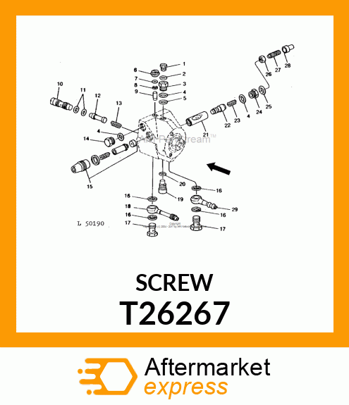 Set Screw - SCREW,ADVANCE ADJUSTING T26267