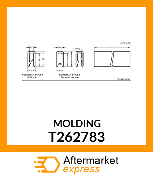 MOLDING T262783