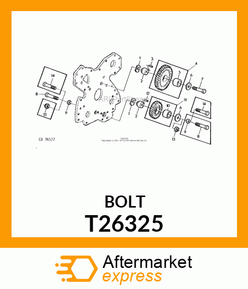 BOLT,PLACE T26325