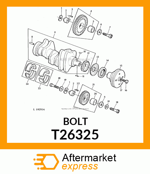 BOLT,PLACE T26325