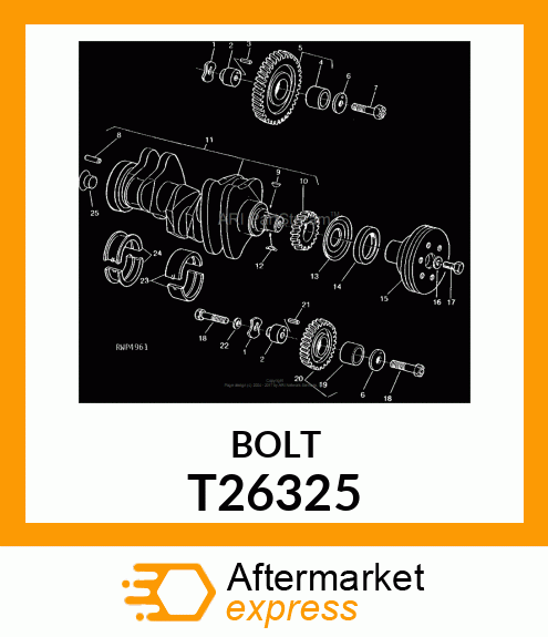 BOLT,PLACE T26325