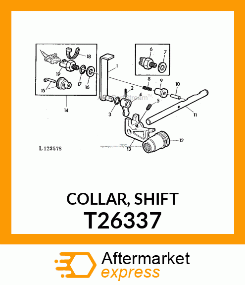 COLLAR, SHIFT T26337