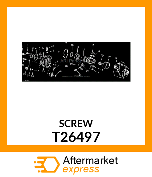 SCREW,SPECIAL T26497