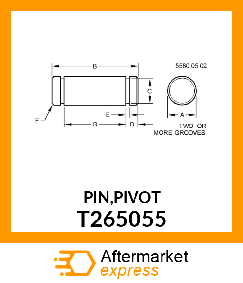 PIN,PIVOT T265055