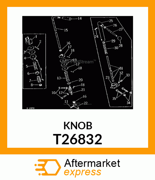 KNOB T26832