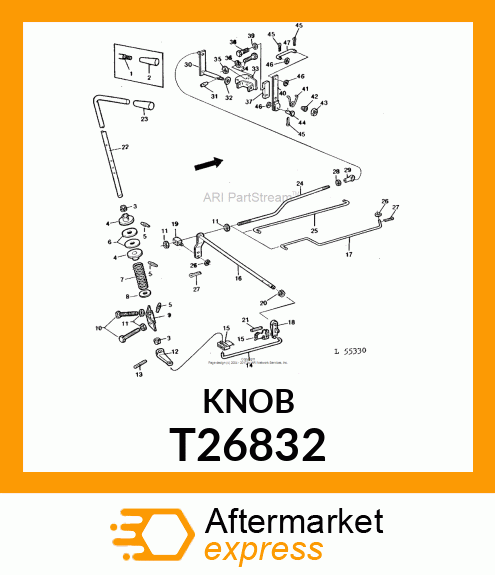 KNOB T26832