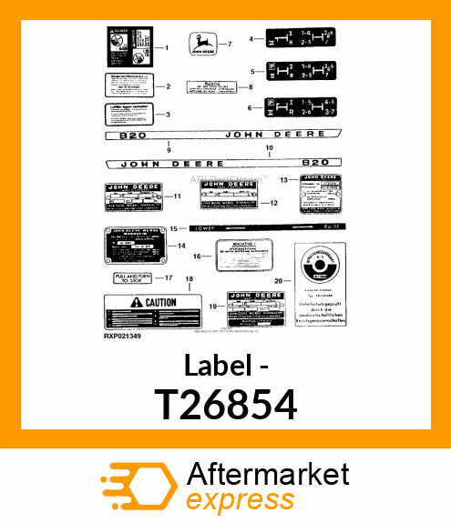 Label - T26854