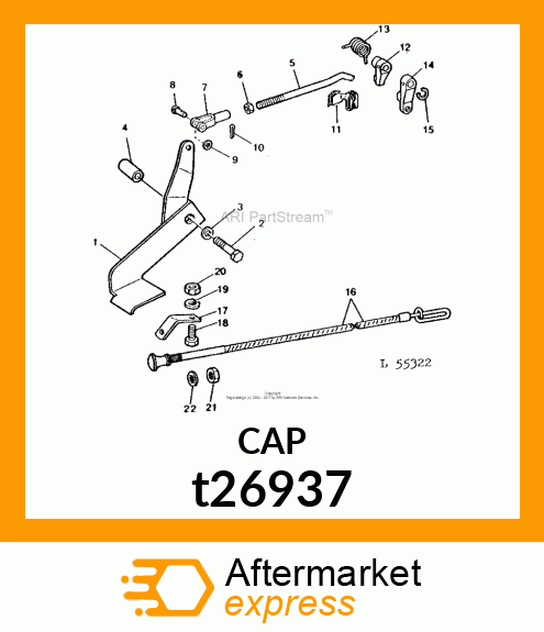 NUT, CAP t26937