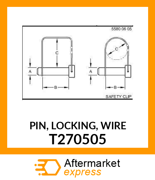 PIN, LOCKING, WIRE T270505