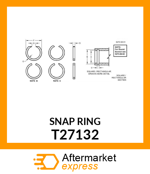 RING,SNAP T27132