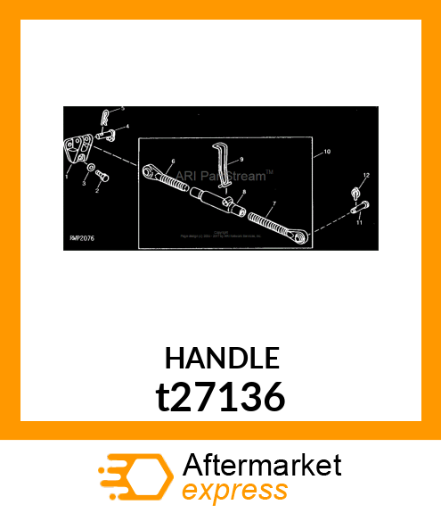 HANDLE,ADJUSTING t27136