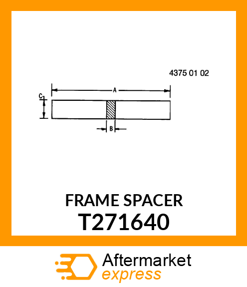 FRAME SPACER T271640