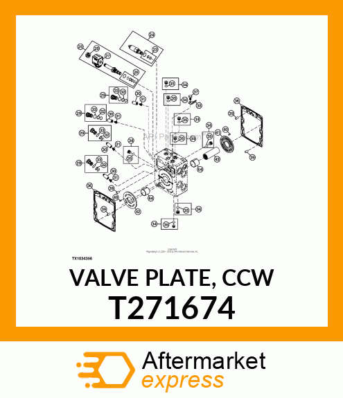 VALVE PLATE, CCW T271674