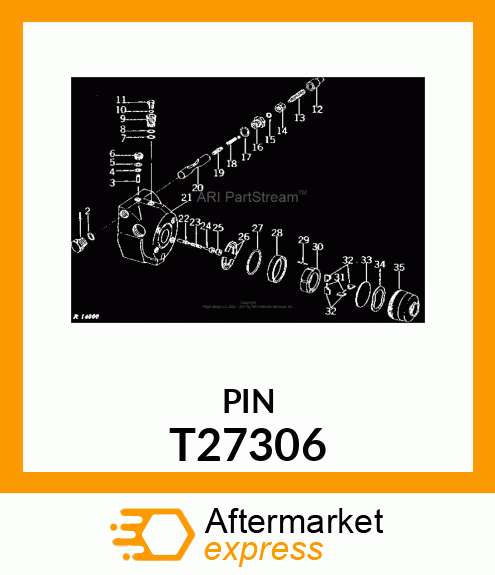 Pin - PIN,CAM ADVANCE T27306