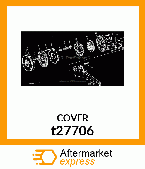 CLUCTH COVER t27706