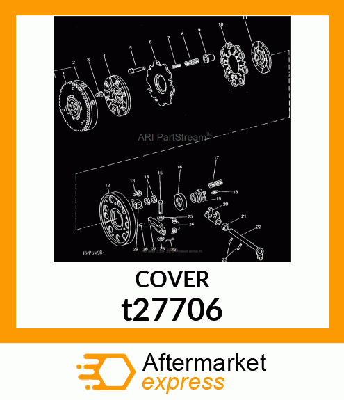 CLUCTH COVER t27706