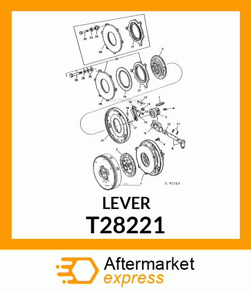 Lever - LEVER T28221